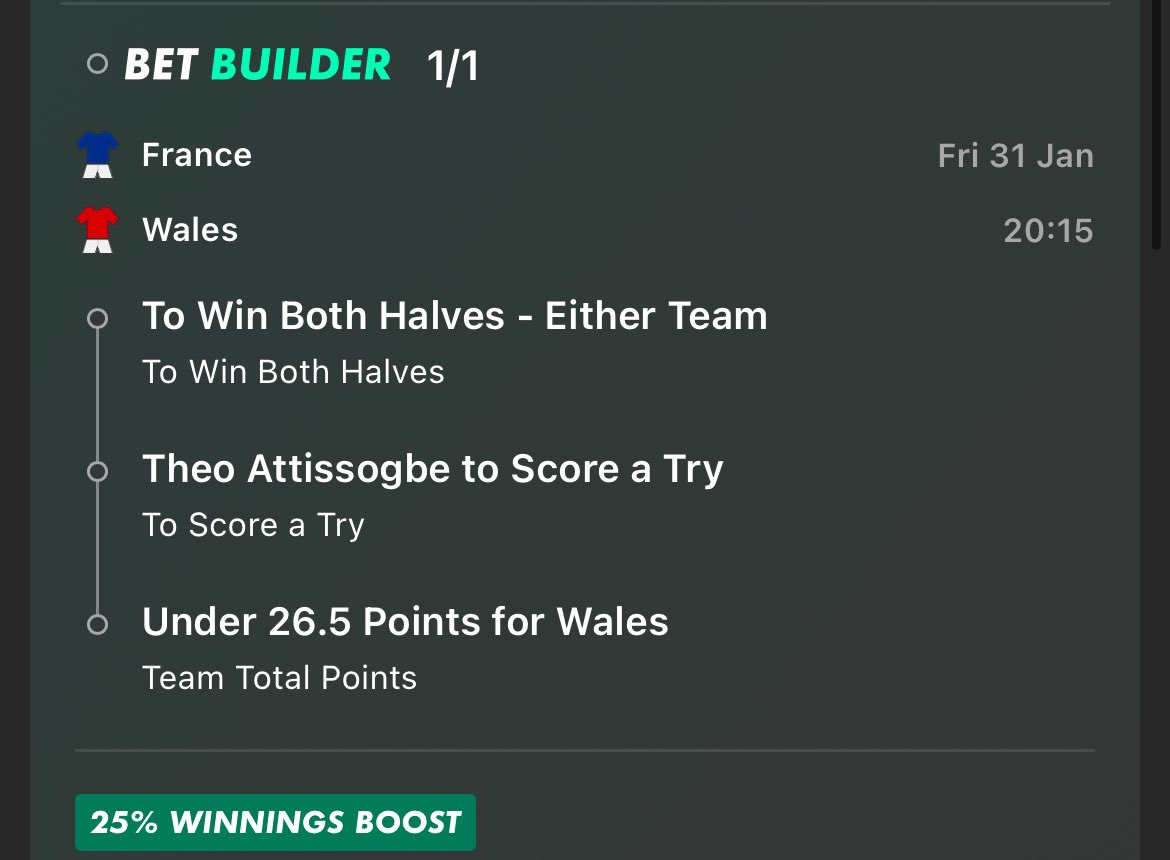 RuggerTipster's tweet photo. Round 1 Match one Six nations picks 🏈
#SixNations #RugbyTips
Value Bet @1/1💸
Try Scorers @16/5
Longshot@15/2
Good Luck this Game Should be Fire!!!💥 https://t.co/osLi9BaWej