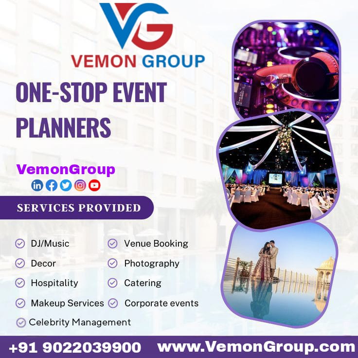 VemonGroup's tweet photo. Are you looking for Events Management?
Contact one stop Event Planners -
Vemon Group https://t.co/L92mfOd02j
#VemonGroup #Events #EventPlanner #eminentvishnu #anaghsankalp #fbreelsfypシ゚viralシ #viralreelsシ #eventplanning #eventdecor #businesswoman #business #businesstips https://t.co/1yz77hX23P