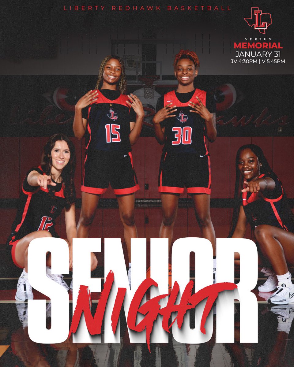 RedhawkBall's tweet image. SENIOR NIGHT! 🏀 The Redhawks will face the Warriors of Memorial tonight at The Nest! JV will play at 4:30 and senior night will begin at 5:30. Please join us in celebrating our seniors before they take their home court for the last time! Let’s the pack The Nest! #TRETE