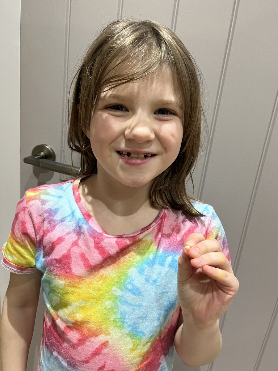 SteffanyLogan's tweet photo. Pixie had an amazing time at her 1st residential in Castleton with @churchfieldprim lost her tooth in the process 🥰 https://t.co/eUJXNK7sXS