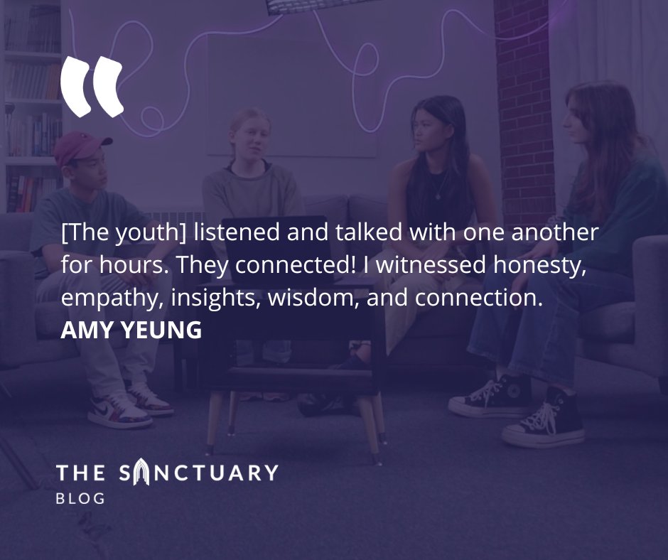 Amy, the main developer of The Sanctuary Youth Series, shares what it was like to film the youth discussions that are featured in the series: "I witnessed honesty, empathy, insights, wisdom, and connection." Read more: hubs.la/Q034W5GX0