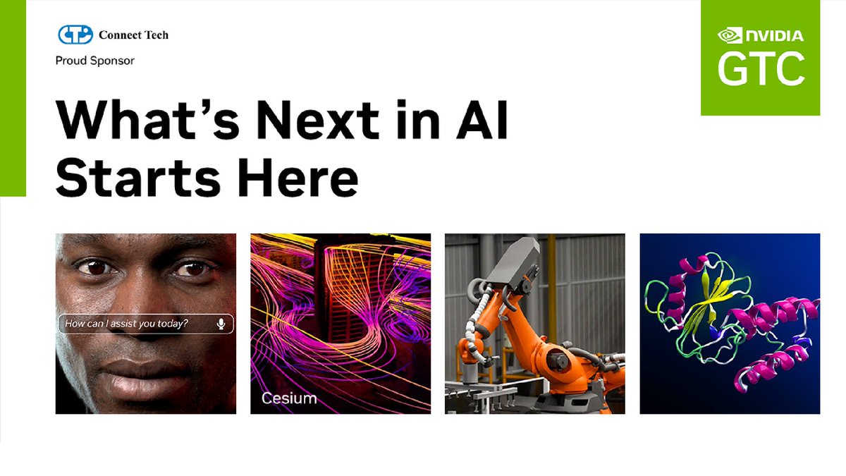ConnectTechInc's tweet image. Join Connect Tech at @NVIDIAGTC Booth 245 from March 18-21 in San Jose! Explore our latest high-performance solutions for Edge AI applications. Get a first look at our latest #ROS2 and #IsaacROS optimization services!
connecttech.com/event/gtc-2025…

@NVIDIARobotics #GTC25 #EdgeAI