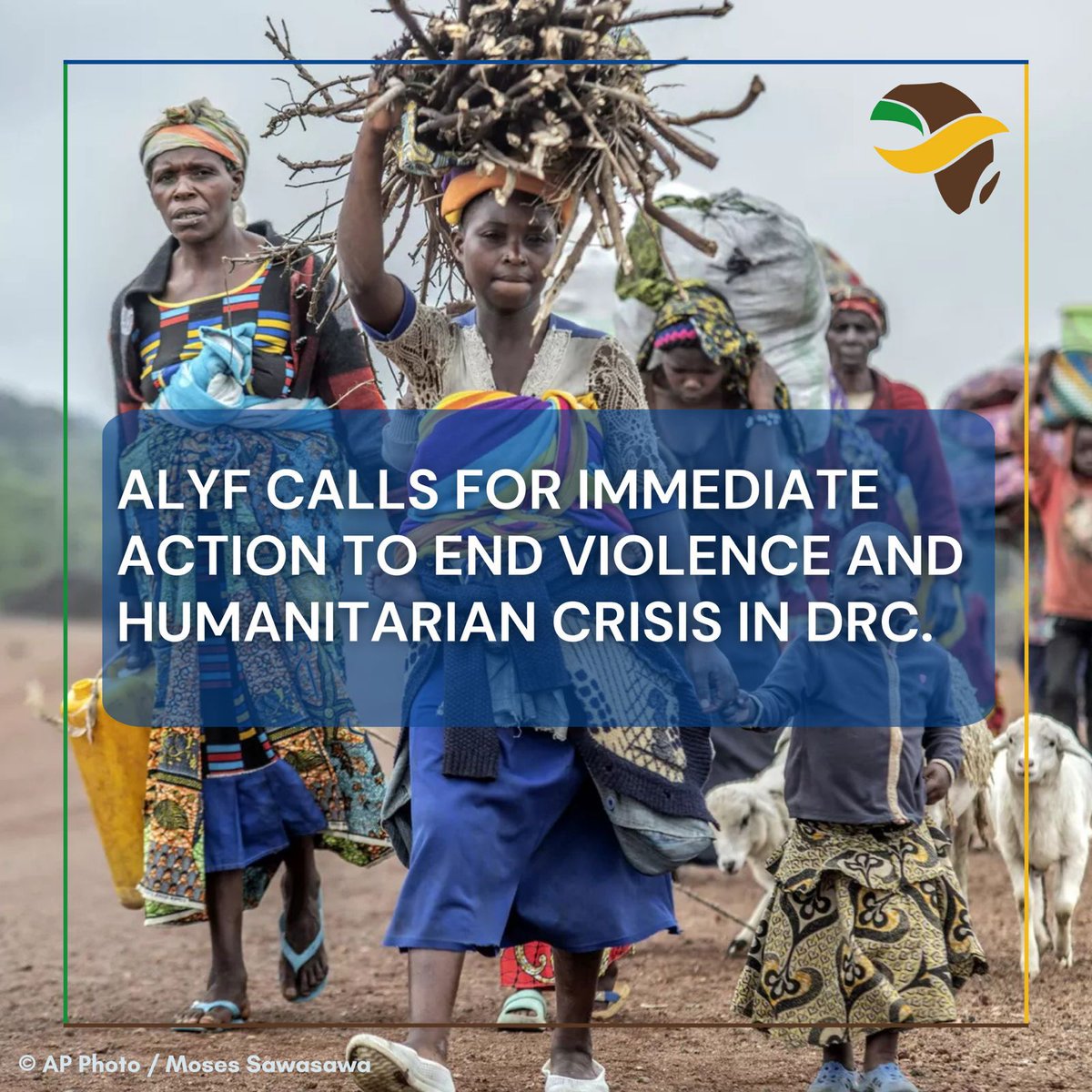 La Jeunesse Libérale Africaine pr la Liberté (ALYF) exprime sa profonde préoccupation face àla détérioration continue dla situation sécuritaire e humanitaire en RDC.L’Est du pays est le théâtr d’1 conflit meurtrier kins prive de paix, de stabilité et d perspectives d’avenir. STOP