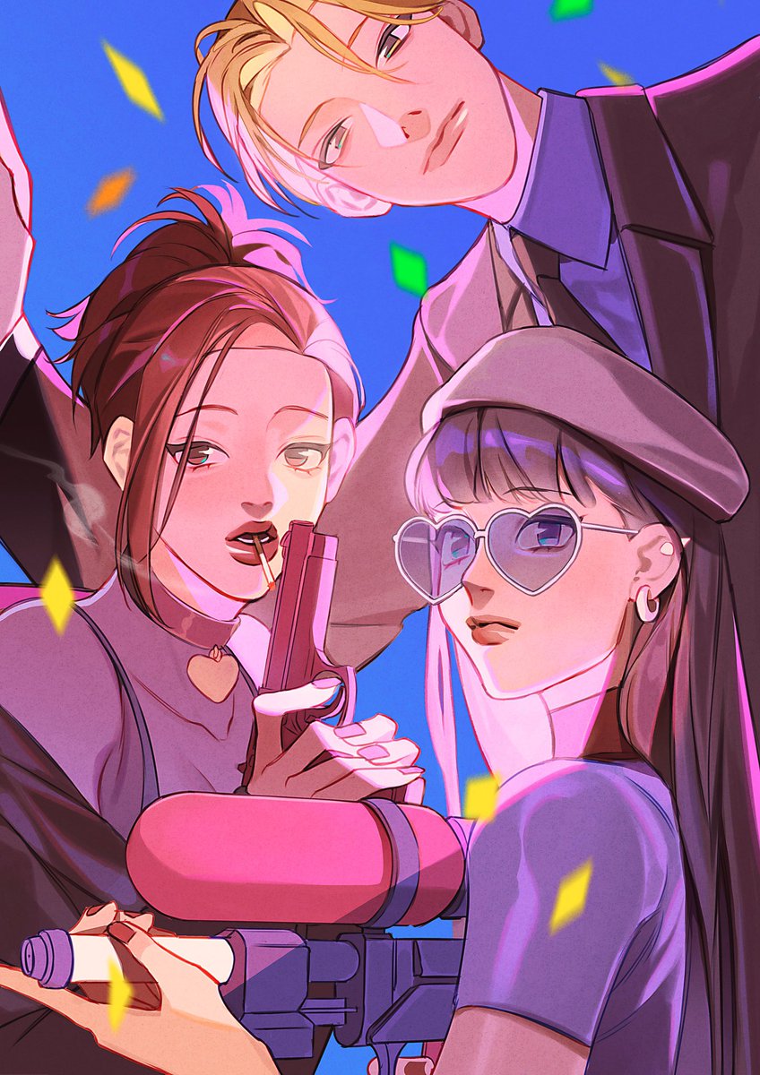 untranslated taiwanese webcomic in which the creator aims to dismantle stereotypes that women need to date to be happy

the story follows the life of 3 happily single women who live together