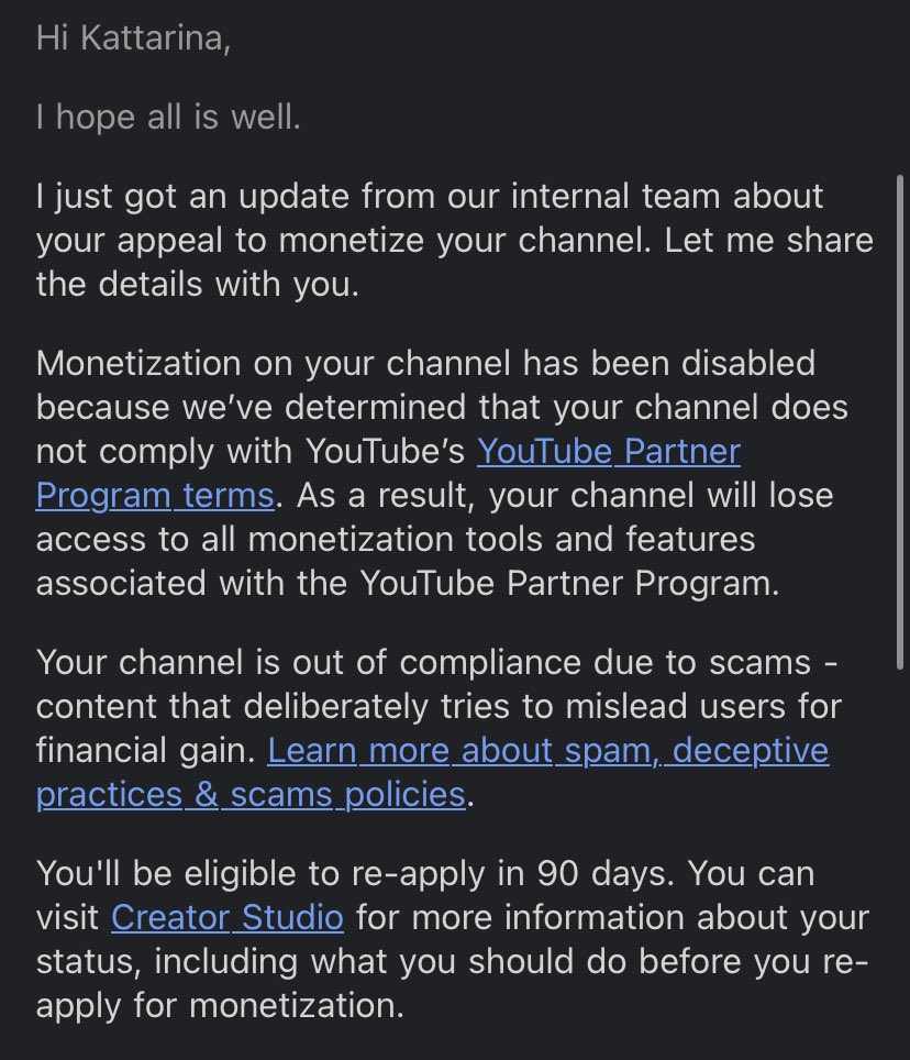 kattarina_qutie's tweet image. Update:
Now they are accusing me of scamming people
Do you really want a lawsuit?
It’s a real person not an automatic bot reply.