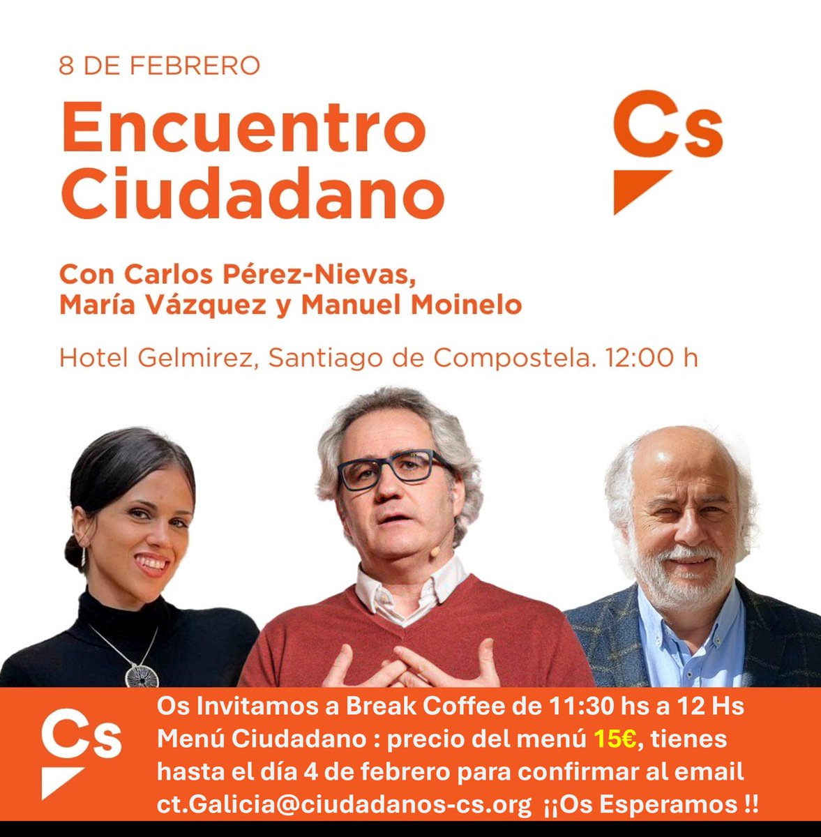 Contamos contigo para la cita el día 8 de febrero! Encontrarás más información del encuentro a pie de  imagen. 💪🍊