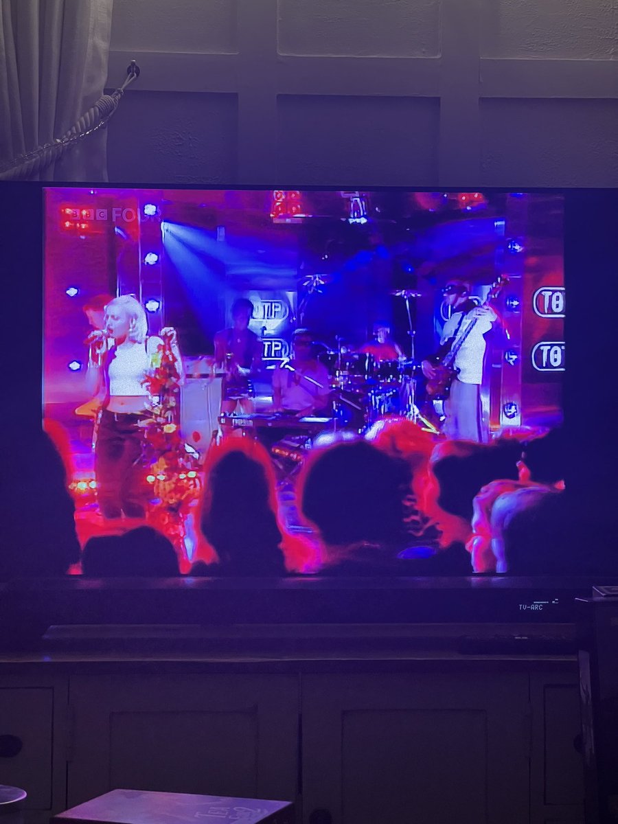 Odbin's tweet photo. Watching #totp2 and the bassist from No Doubt is wearing an Apple Vision Pro - in 1997! We just discovered a time traveller! https://t.co/pOy2XCgEsX