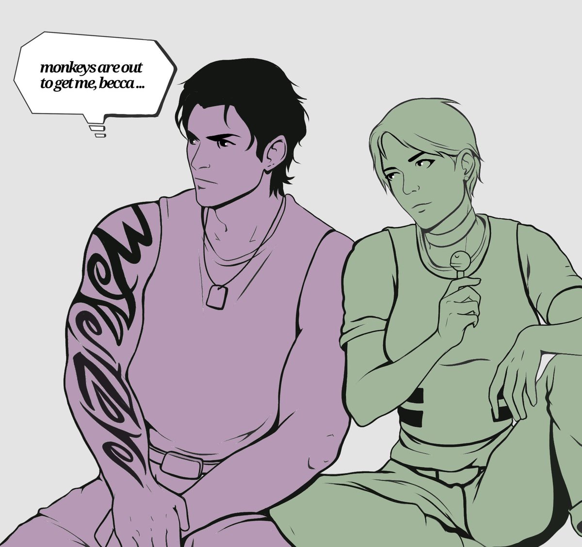 HVDoodles's tweet photo. billy x rebecca — • • resident evil #RE0 https://t.co/wsUbj8kIIj