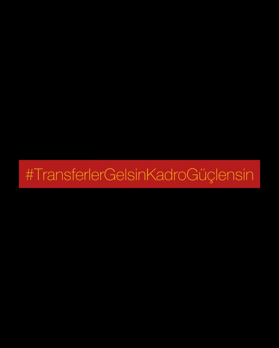 #TransferlerGelsinKadroGüçlensin 

2 muhteşem sezonun ardından 3. Yıl üstüste lig şampiyonluğu ve 5. Yıldız için hedefe yürüyoruz. Avrupa’da ise yolumuza devam ediyoruz fakat hedefe giden kilit maçlarda hayal kırıklıkları yaşadığımız bir gerçek.

Yönetimimiz bu başarıyı
