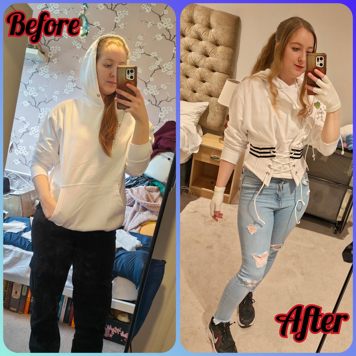 ❤️ Ateez Concert Outfit ❤️

For the <a href="/ATEEZofficial/">ATEEZ(에이티즈)</a> concert in London this year, I decided to make San's corset hoodie from the Rocky MV.  I'm so happy with how it turned out 🥰