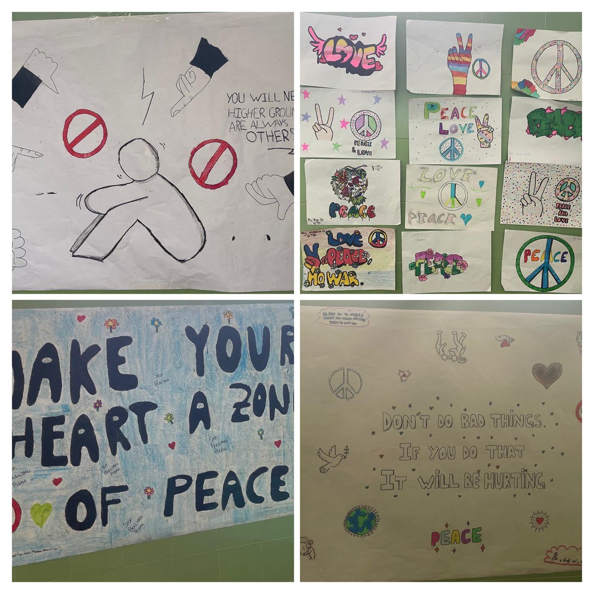 CEIP_AnaCaicedo's tweet image. ☮️🕊️DÍA DE LA PAZ🕊️☮️

Esta semana hemos estado conmemorando el Día de la Paz. El alumnado de 6º ha elaborado estos carteles y todo el cole ha preparado una canción que se colgará en classroom.

#CEIPAnaCaicedo
#DiaDeLaPaz     
#QueNoTeLoCuenten