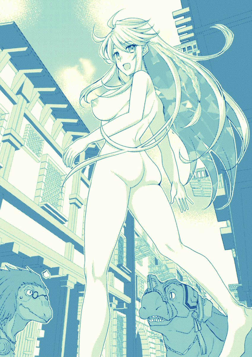 Cue Kukulkan streaking in public and no one can stop her cue to hang out with her as she's butt naked.