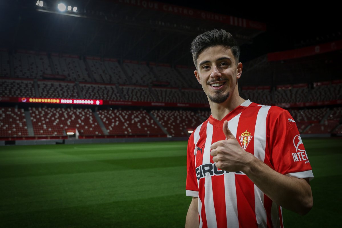 OFICIAL - Nico Serrano jugará hasta final de temporada en el Sporting de Gijón 

🥰 Chute de ilusión de cara al partido frente al Burgos

¿Entrará el extremo en la convocatoria? ¿Veremos su debut en El Molinón?