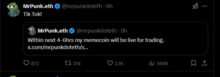 Quick_info1's tweet photo. 2. Time of launch-
These insiders knew the exact timeframe of the token would be launched so they could get their bots, funds etc ready. All they had to was believe and wait.
Proof 👇🏻 https://t.co/hY55YKs4q3