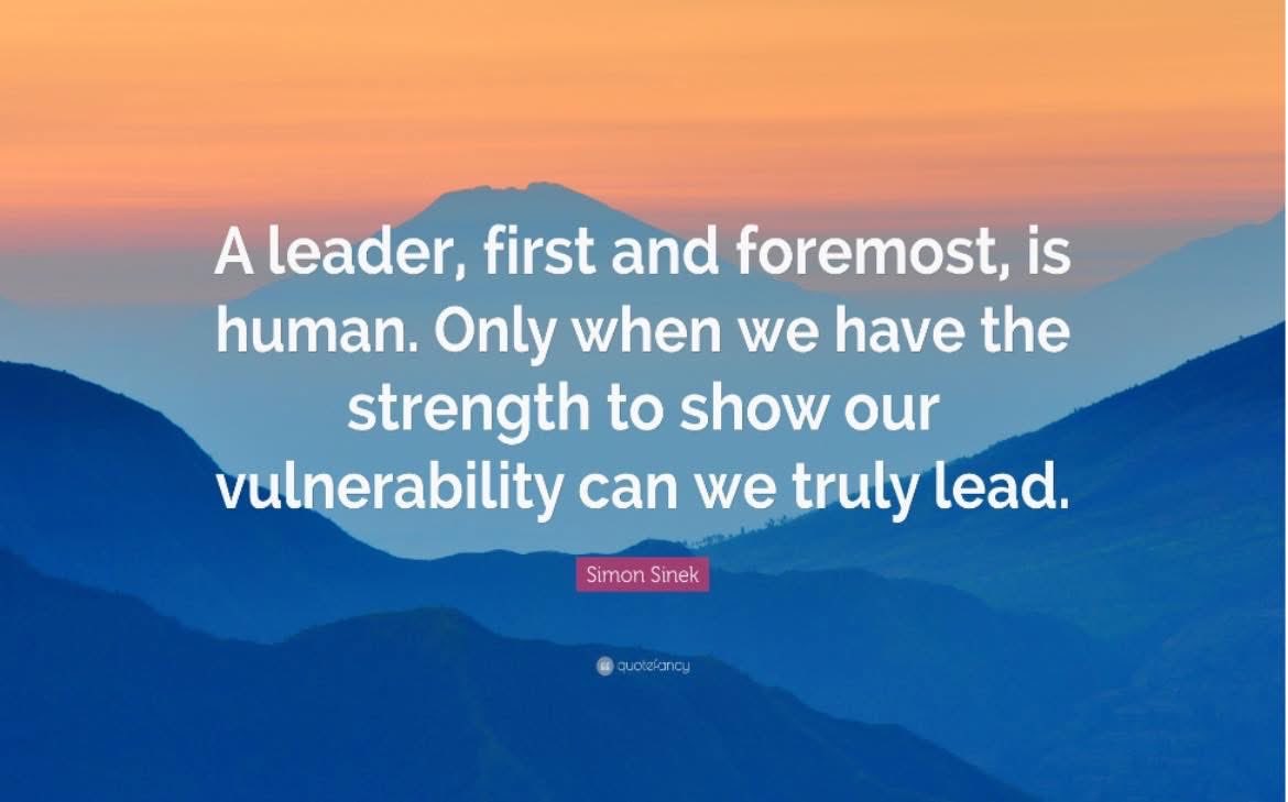 Leadership principle of the day.