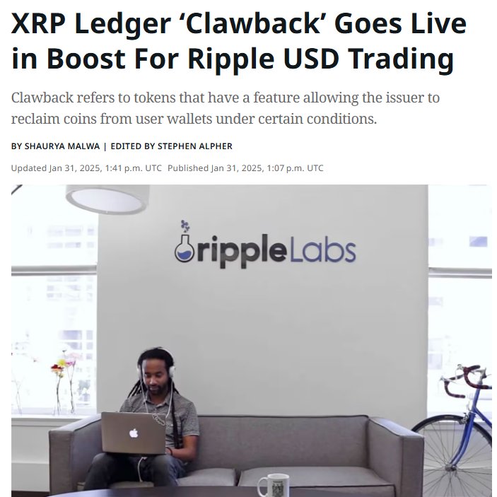 XRPL is no longer decentralized.