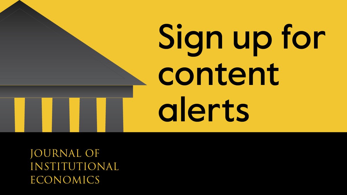Don't miss the latest research from <a href="/JoIEBlog1/">@JoIEBlog</a>!

Sign up for content alerts for the journal at: cup.org/4ghtynG