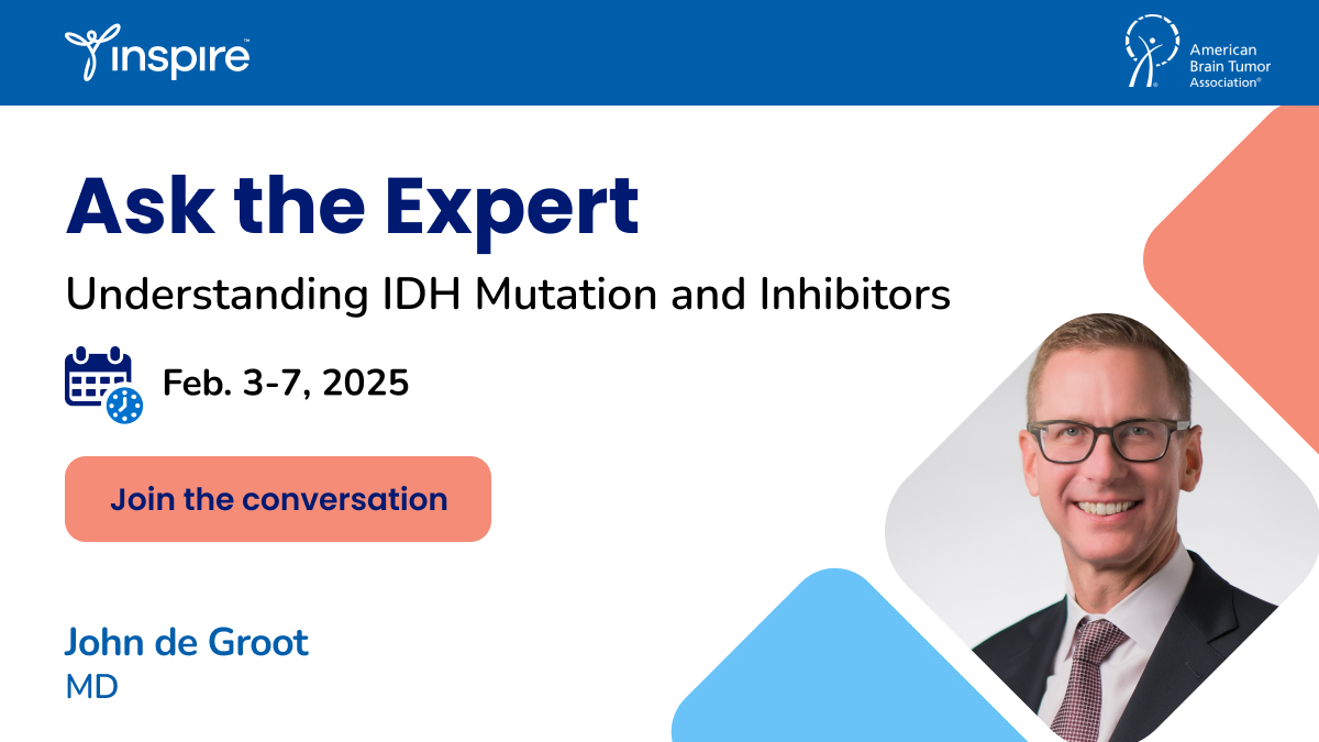 #IDH mutations play a critical role in brain tumor diagnosis and treatment by serving as biomarkers for prognosis, aiding in tumor classification, and guiding the use of targeted therapies like IDH inhibitors.   Join the ABTA's week-long Ask the Expert with Dr. John de Groot to