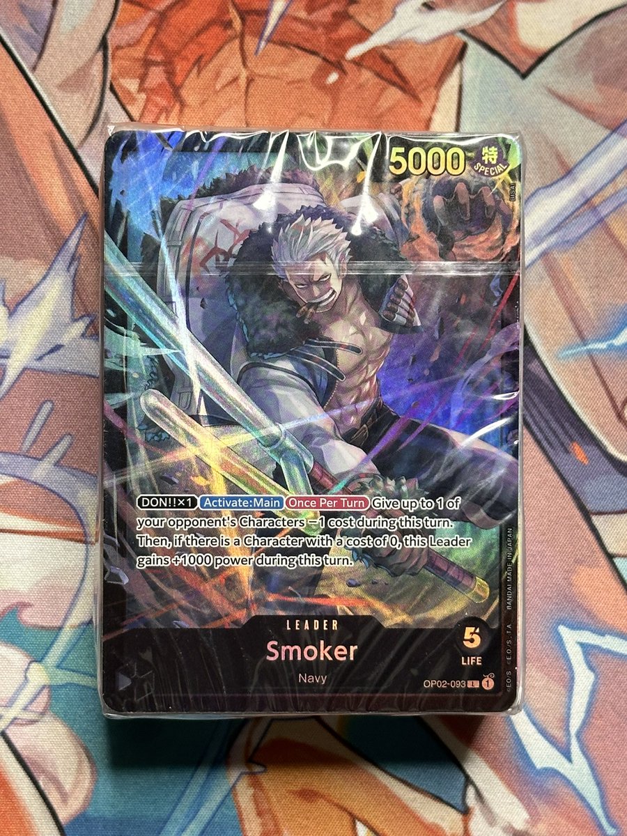 🔊🏴‍☠️One Piece Singles Sale

🚨Pack Fresh NM Or Better🚨

🔊FREE PWE 

♻️Reposts Appreciated🤝

Aramaki AA💰4$
Kyros AA💰7.80$
Tsuyu💰7.75$
Paradise Waterfall💰3.25$
Blast Breath💰6.35$
Black Maria💰17$
Marco 💰9.30$ 
Smoker Deck Sealed 💰8$
Katakuri Deck Sealed💰8$ 
#OnePiece