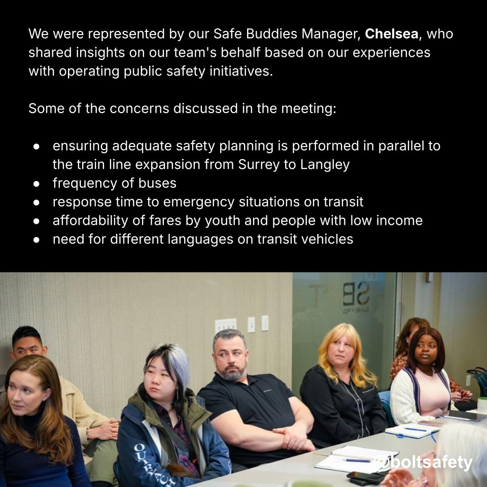 boltsafety's tweet photo. We are beyond honoured to have had a seat among other bright entrepreneurs. We look forward to working together to make the Greater Vancouver community stronger, particularly by increasing robustness to our transit system. (2/3) https://t.co/aX97FaUHqV