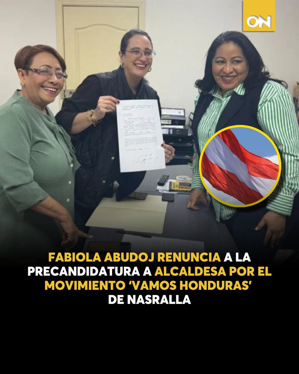 🚨🇦🇹 Ingresa a la nota y escucha las contundentes declaraciones de Fabiola Abudoj.👉🏼 oncenoticias.hn/nacionales/fab… 

#FabiolaAbudoj #Renuncia #PartidoLiberal