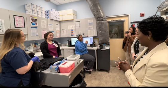 I visited Dallas Animal Services this morning to witness the positive impact of the department's hard work. DAS achieved a 90% live release rate in January. This is a testament to the hope and progress that the department brings to our community. Visit: BeDallas90.org.