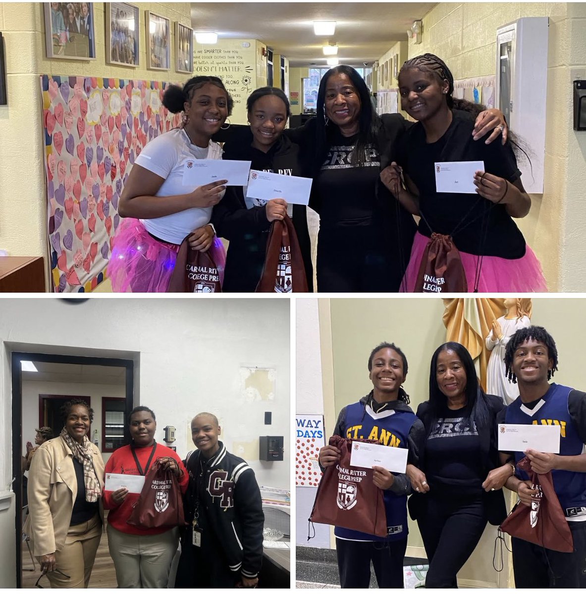 Happy Acceptance Day for Catholic Schools! CRCP faculty and staff are visiting 8th grade classrooms throughout our community hand-delivering Cardinal Ritter acceptance letters to our incoming Lions. Please join us in welcoming our newest scholars this Catholic Schools Week!