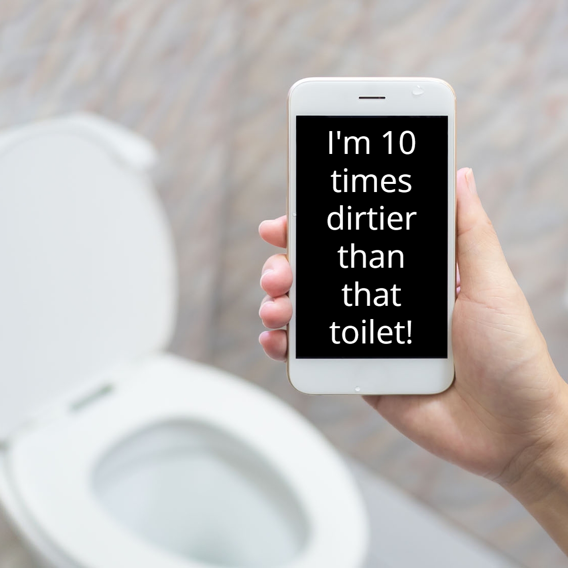 stephenpkoranda's tweet photo. As we fight the spread of the flu, of all the cleaning and disinfecting you do, don't forget your phones! https://t.co/NfMqVmNl4k