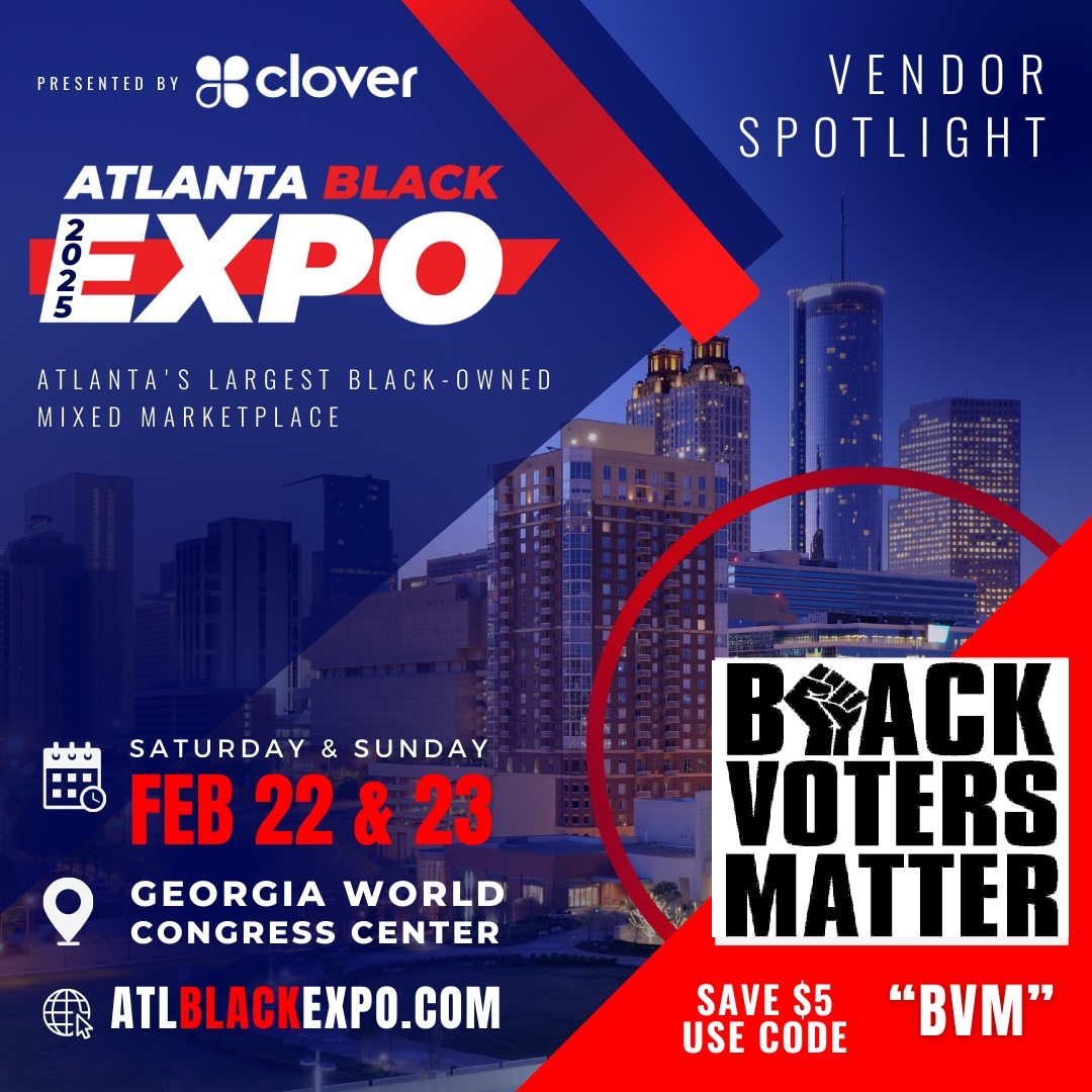 Our volunteer team will be at the Atlanta Black Expo on February 22-23! Stop by our table to learn how we’re empowering communities. Use code BVM for $5 off your ticket!

🎟️ Tickets: atlblackexpo.com
🤝 Volunteer with us: mobilize.us/s/ihrbHA