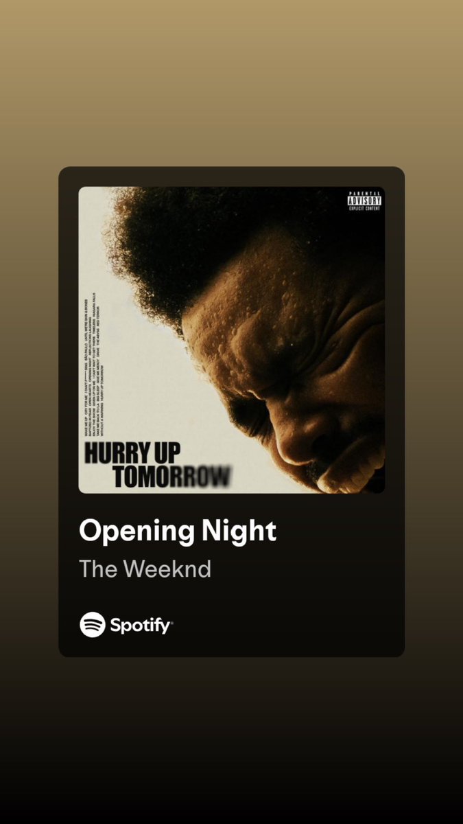 logarithm41's tweet photo. this album has certainly subverted my expectations… after just one listen, i can’t even begin to describe the grip these songs have on me (particularly opening night, big sleep, and give me mercy)

what a way to end things off, @theweeknd 🫶 https://t.co/TYrZPr0IHd