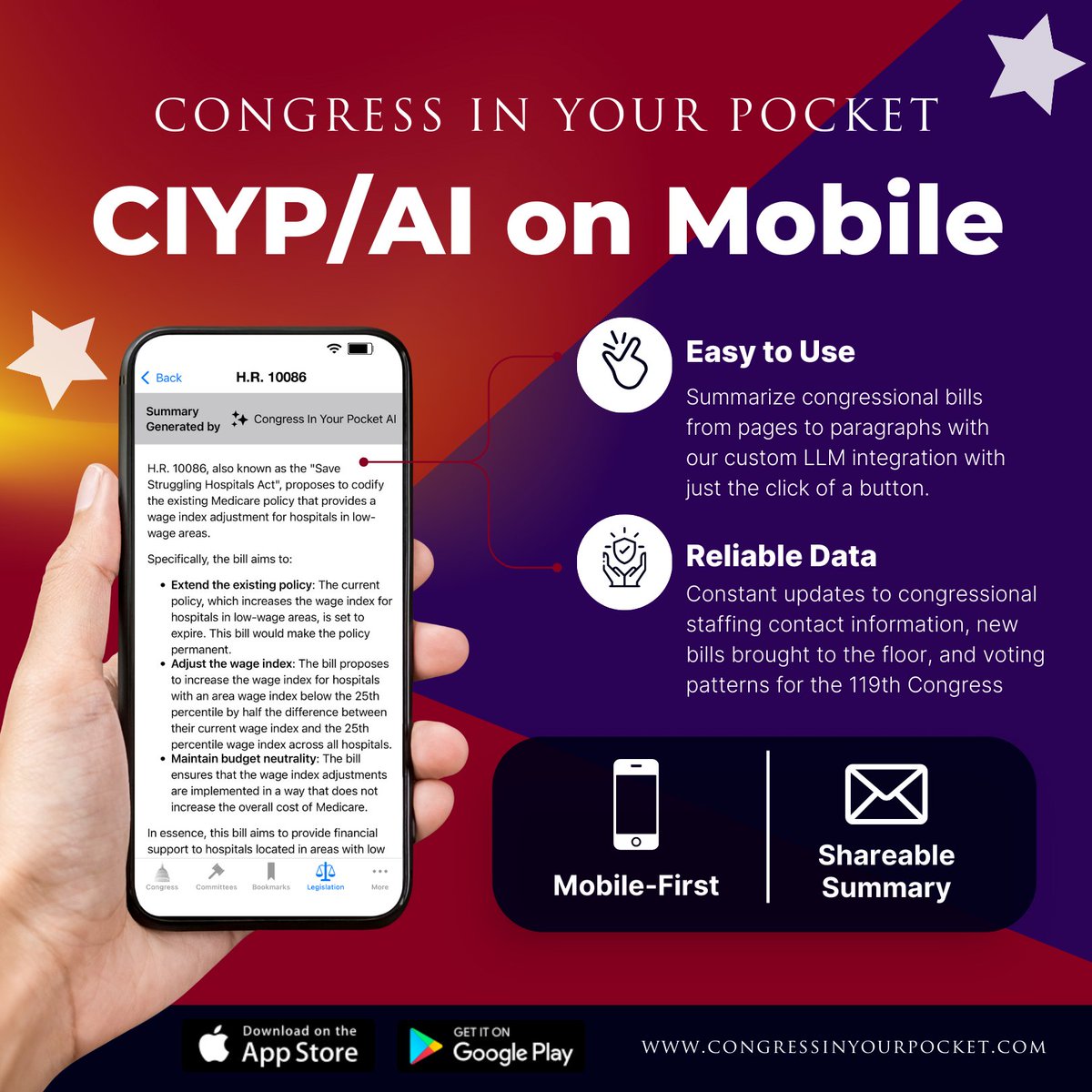 Congress in Your Pocket tweet media