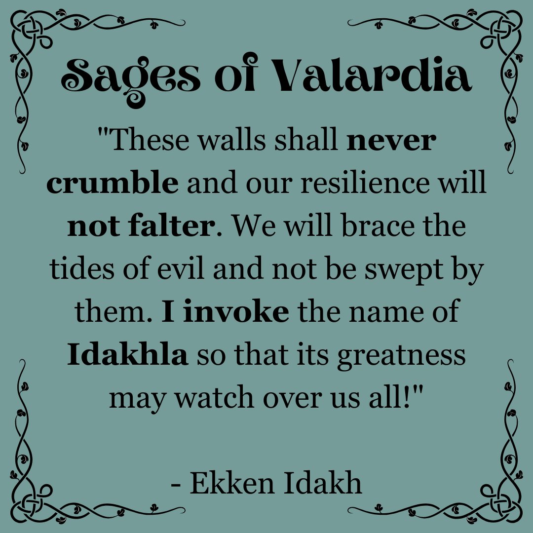 🧙‍♂️Sages of Valardia🧙‍♂️

Ekken Idakh was the First Ward of Ekhidon, the leader of a once great city that prospered centuries ago.