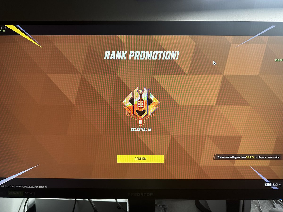 GingerColt797's tweet photo. Got to celestial rank solo queuing mainly 😁 #MarvelRivals https://t.co/5td1A1j7yh