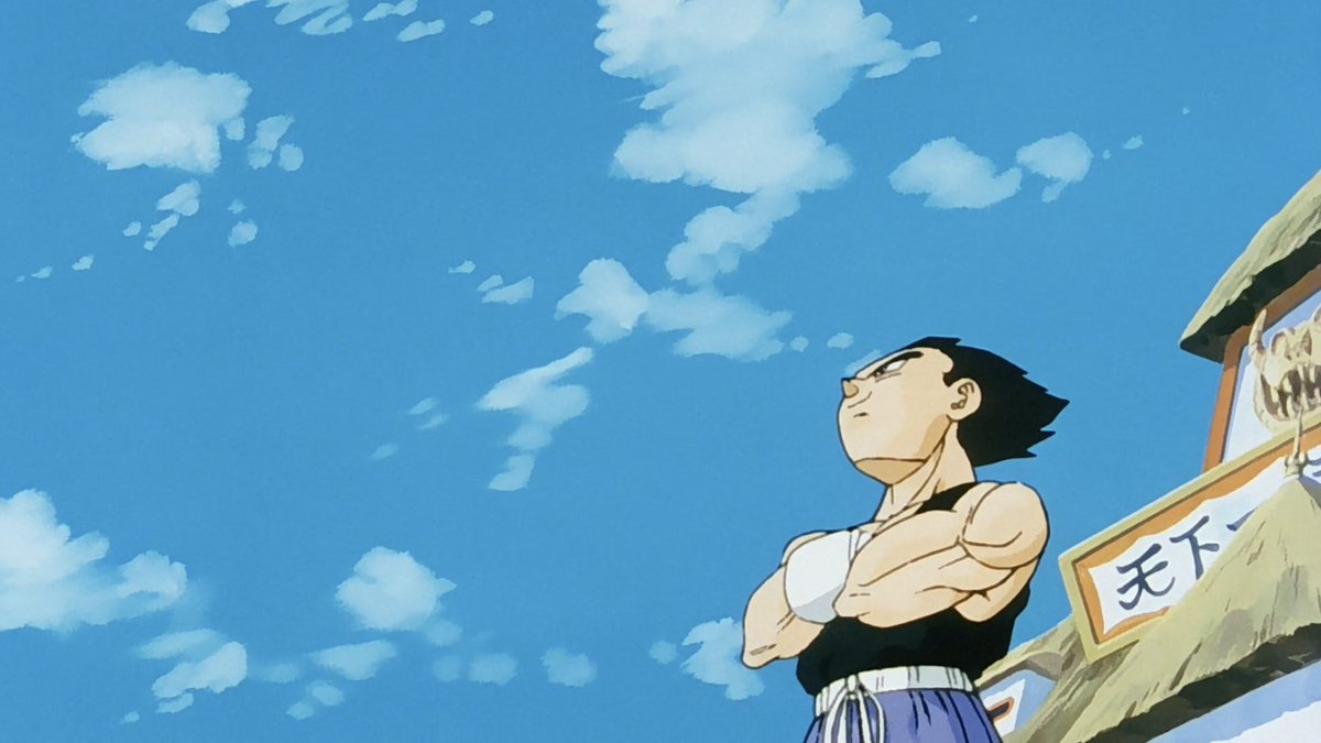 ToeiAnimation's tweet photo. On this day in 1996, we first saw Goku say goodbye in the final episode of Dragon Ball Z. https://t.co/1otYkcA4DB