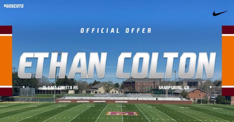 AGTG After a great conversation with <a href="/scott_brumett/">Scott brumett</a> I’m blessed to receive an offer from maryville college‼️‼️