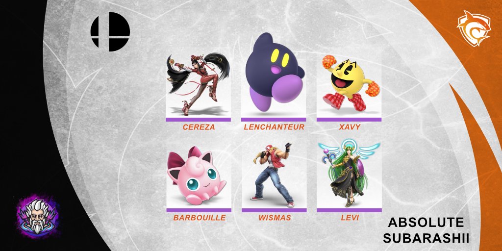 FireGoldSharks (@firegoldsharks) on Twitter photo 🔥⚔️SSBU⚔️🔥
Six de nos joueurs seront présents au #AbsoluteSubarashii ce dimanche !🦈🔥🧙♂️🔮
Donnez leur de la force pour qu'ils brillent un max !✨
Bonne chance à vous !
<a href="/FGSCereza/">FGS | Cereza</a>
<a href="/_Wismas_/">FGS | CDFW | Wismas</a>
<a href="/_LeviArts_/">FGS | CDFW | Levi</a>
<a href="/Lenchanteur2300/">Lenchanteur</a>
<a href="/Barbouille1911/">Barbouille</a>
<a href="/XavY8K/">FGS | XavY</a>
#FGS #CDFW #GOSHARKS 🔥⚔️SSBU⚔️🔥
Six de nos joueurs seront présents au #AbsoluteSubarashii ce dimanche !🦈🔥🧙♂️🔮
Donnez leur de la force pour qu'ils brillent un max !✨
Bonne chance à vous !
<a href="/FGSCereza/">FGS | Cereza</a>
<a href="/_Wismas_/">FGS | CDFW | Wismas</a>
<a href="/_LeviArts_/">FGS | CDFW | Levi</a>
<a href="/Lenchanteur2300/">Lenchanteur</a>
<a href="/Barbouille1911/">Barbouille</a>
<a href="/XavY8K/">FGS | XavY</a>
#FGS #CDFW #GOSHARKS