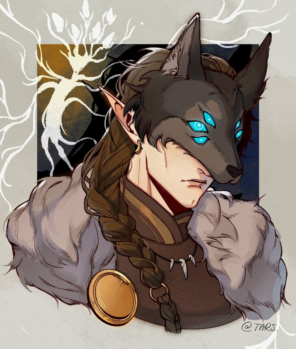 "May the Dread Wolf take you."
My version of Ancient Arlathan Solas👁👁
#DragonAge #Solas