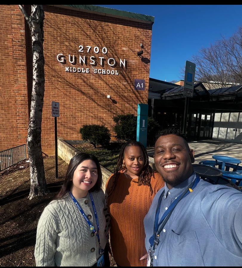 Our Gunston Site Coordinator was recently able to host colleagues from Alexandria City High School and Albemarle High School for a great day of collaboration on how to best serve our students and families! The strong Gunston community left a lasting impression on our guests!
