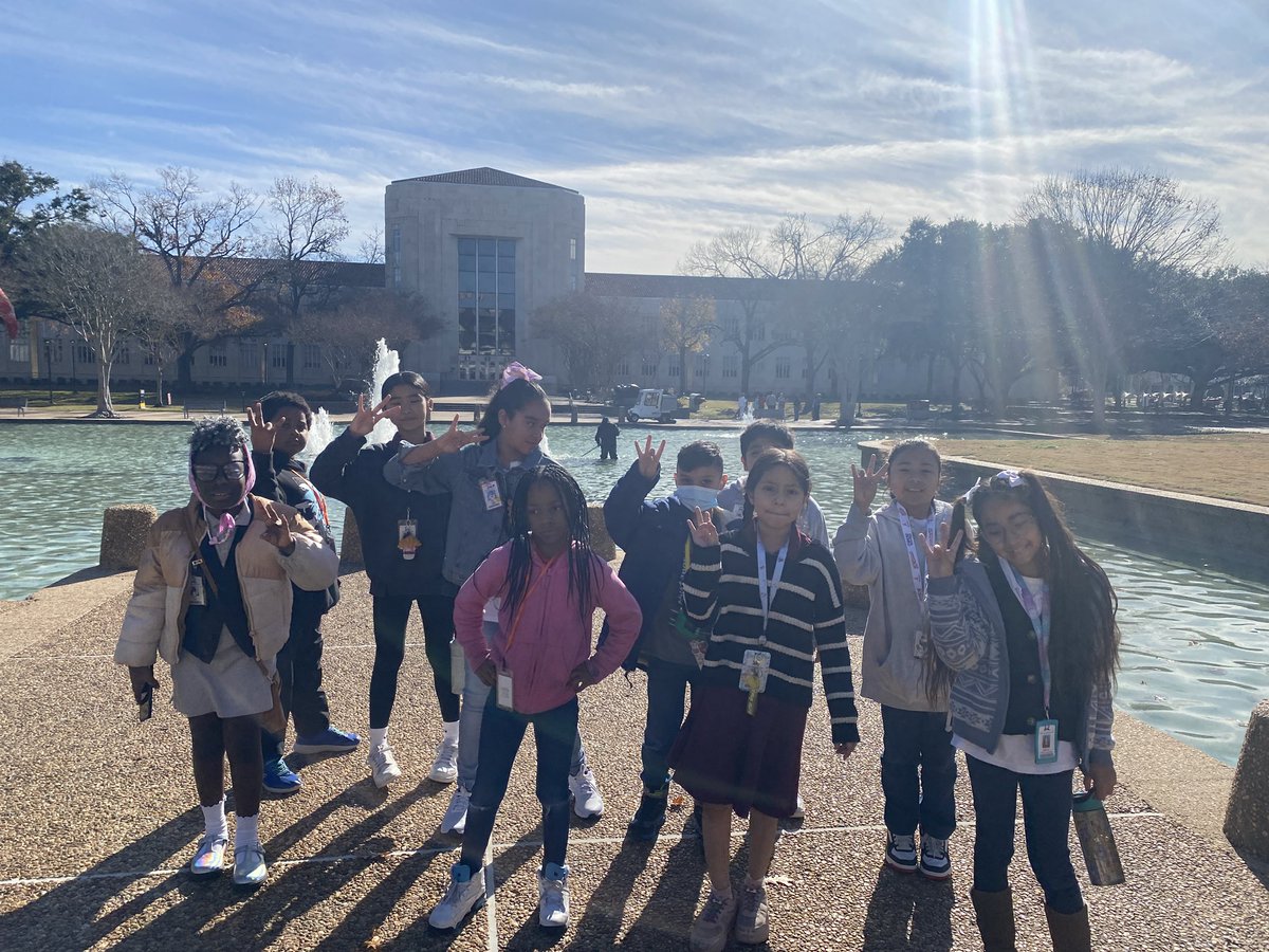 Student council got to visit <a href="/UHouston/">University of Houston</a> today. We are college bound! <a href="/Martin_Mustangs/">Martin Elementary</a>
