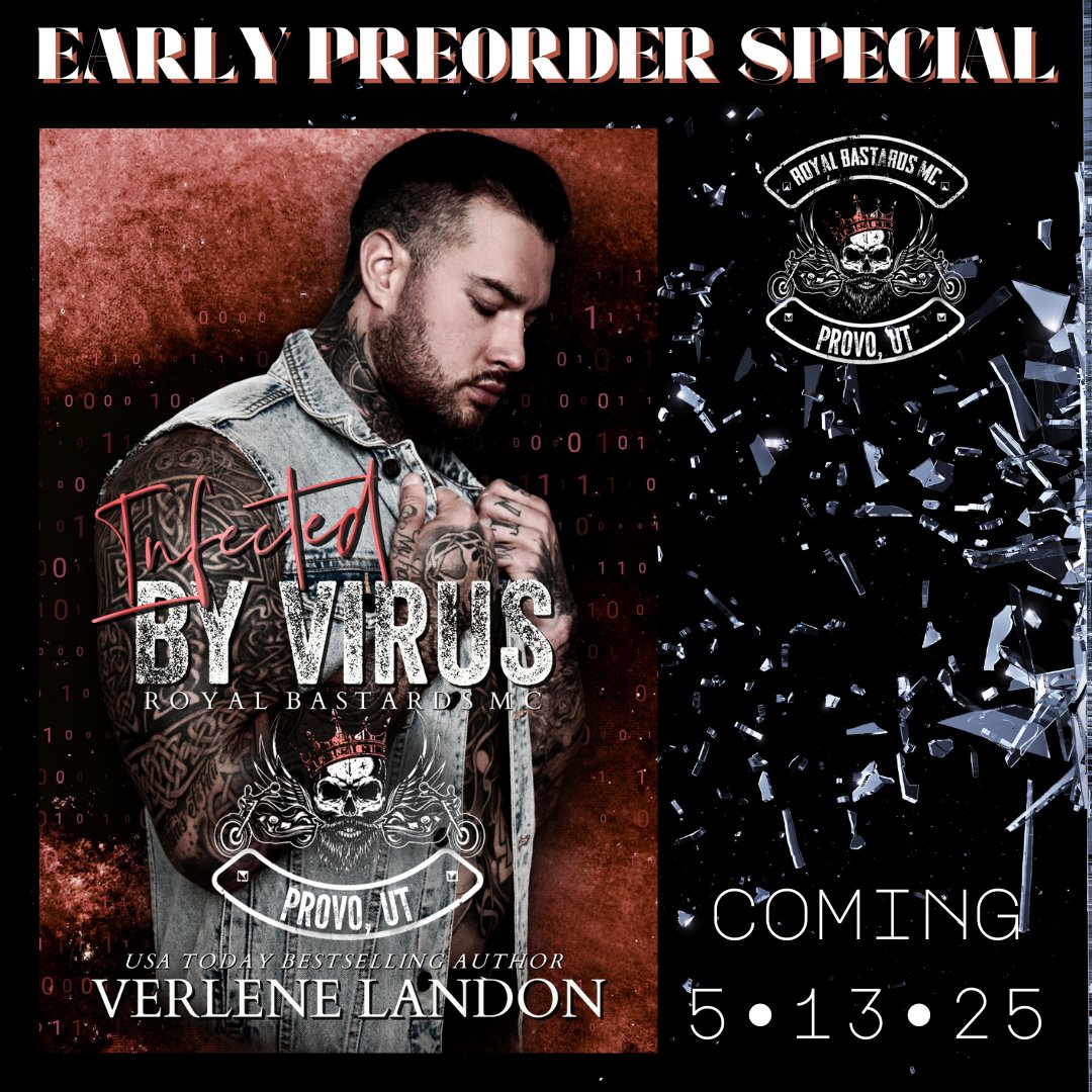 Preorder Infected by Virus, RBMC 3 early $ save!
books2read.com/InfectedbyVirus

Are you ready for Virus?
Catch up with the men of RBMC Provo.
Bitten by Zombie (RBMC 1) - books2read.com/BittenbyZombie
Snagged by Hook (RBMC 2) - books2read.com/SnaggedbyHook