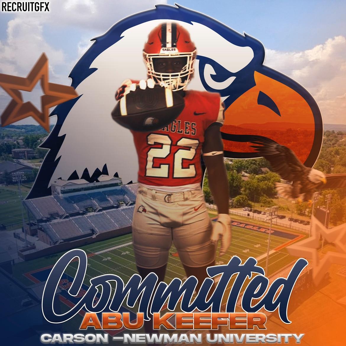 Samuel Abu Keefer (@abukeefer22) on Twitter photo I am grateful to announce my commitment to Carson-Newman Football. I would like to thank my Family, coaches and teammates who have helped along the way.
<a href="/CoachAIngram/">Ashley Ingram</a> <a href="/EdgarWeiser/">Edgar Weiser</a> <a href="/Coach_Almond/">Tyler Almond</a> <a href="/PowellCoachLowe/">Matt Lowe</a> <a href="/CoachZGibson/">Zack Gibson</a> <a href="/Coach_DT33/">Dan Thompson, CSCS</a> <a href="/cnfootball/">Carson-Newman Football</a> <a href="/PowellHighFB/">Powell (Tenn.) High Football</a> <a href="/5StarPreps/">5Star Preps</a> I am grateful to announce my commitment to Carson-Newman Football. I would like to thank my Family, coaches and teammates who have helped along the way.
<a href="/CoachAIngram/">Ashley Ingram</a> <a href="/EdgarWeiser/">Edgar Weiser</a> <a href="/Coach_Almond/">Tyler Almond</a> <a href="/PowellCoachLowe/">Matt Lowe</a> <a href="/CoachZGibson/">Zack Gibson</a> <a href="/Coach_DT33/">Dan Thompson, CSCS</a> <a href="/cnfootball/">Carson-Newman Football</a> <a href="/PowellHighFB/">Powell (Tenn.) High Football</a> <a href="/5StarPreps/">5Star Preps</a>