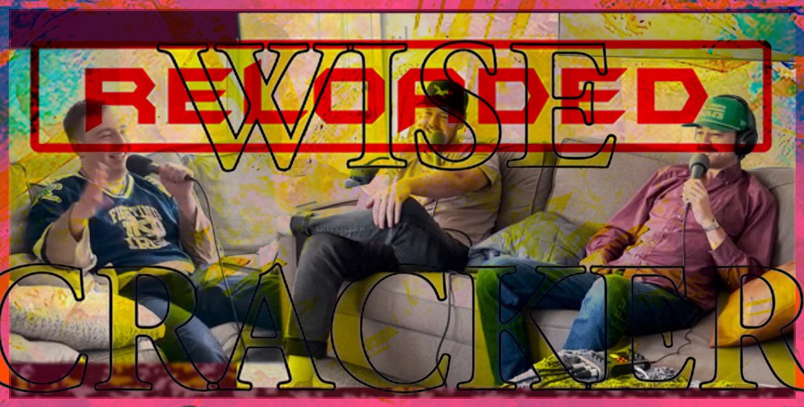 WisecrackerPod's tweet photo. WISECRACKER RELOADED 

Spotify https://t.co/eish1yKK4m

Apple https://t.co/map1MKIyW0

YouTube https://t.co/Ef0nvUjBBQ https://t.co/8XbUVirodJ