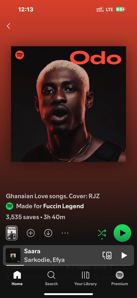 Thanks to <a href="/SpotifyAfrica/">Spotify Africa</a> for the cover ❤️ 
<a href="/AfrisoundsLTD/">Afrisounds</a> I see you 🫶🏿 

Give this playlist a listen: Odo open.spotify.com/playlist/37i9d…