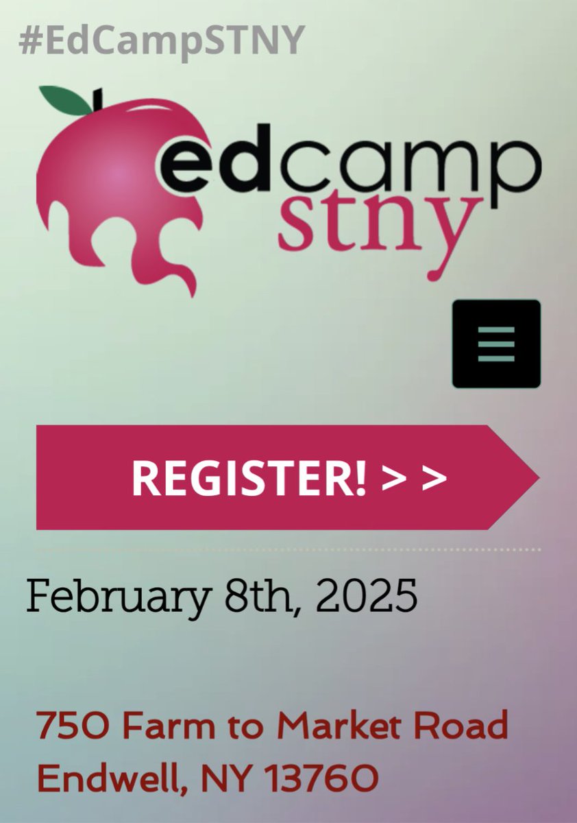 EdCampSTNY tweet media
