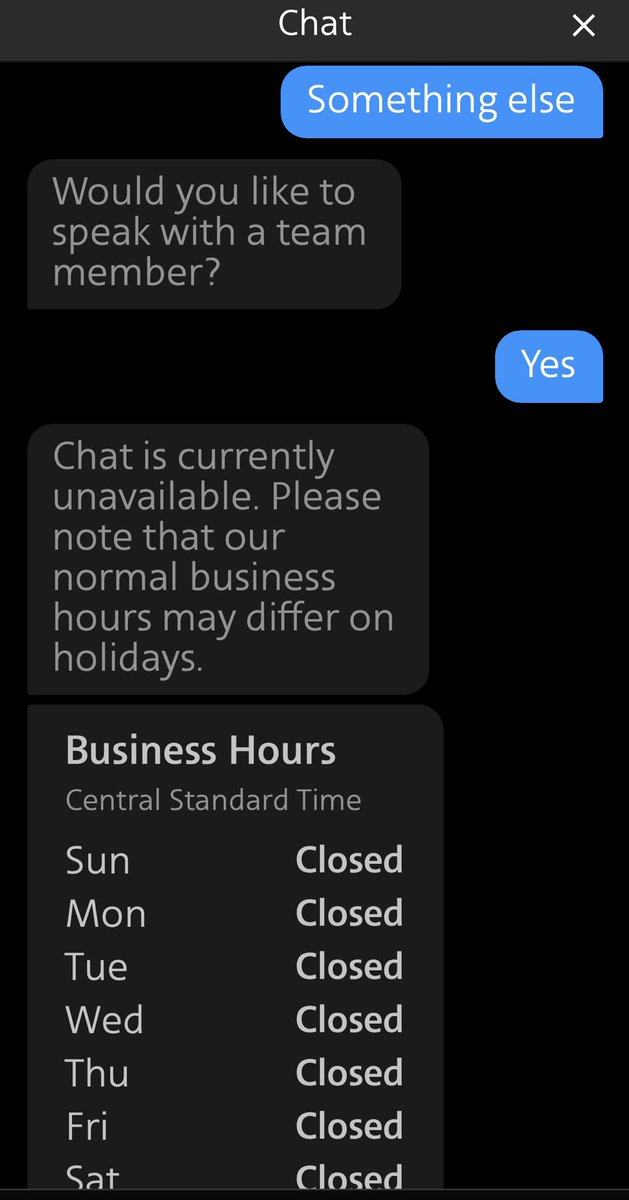 ⁦<a href="/AmericanAir/">americanair</a>⁩ 
Not Helpful! 🤦🏻‍♂️