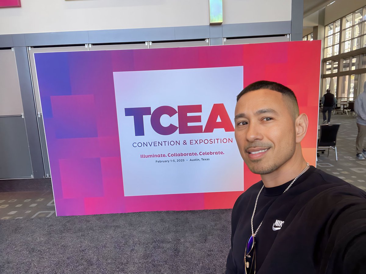 Jorge Valenzuela (@jorgedoespbl) on Twitter photo So glad to be at #TCEA2025! It was great to finally meet the amazing <a href="/ClaudioZavalaJr/">૮ℓαµ∂เσ ƶαѵαℓα ʝ૨.</a> from <a href="/AdobeForEdu/">Adobe For Education</a> 🙌🏼! Thank you <a href="/TCEA/">TCEA</a> 🙏🏼
#TCEA #JorgeDoesPBL So glad to be at #TCEA2025! It was great to finally meet the amazing <a href="/ClaudioZavalaJr/">૮ℓαµ∂เσ ƶαѵαℓα ʝ૨.</a> from <a href="/AdobeForEdu/">Adobe For Education</a> 🙌🏼! Thank you <a href="/TCEA/">TCEA</a> 🙏🏼
#TCEA #JorgeDoesPBL
