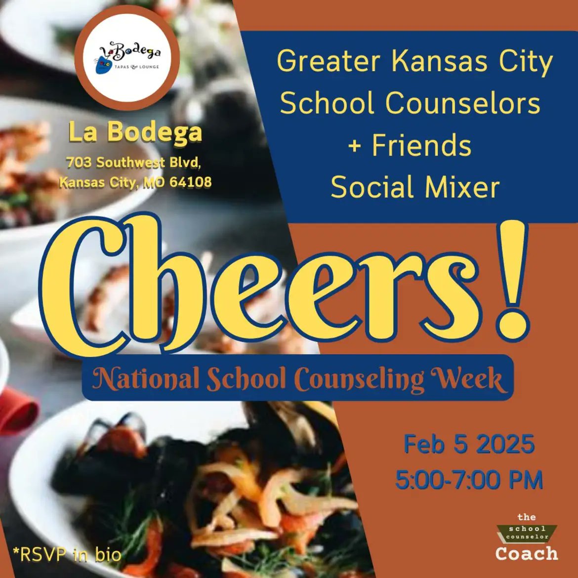 Youngmindcreat1's tweet photo. Kansas City school counselors, Let’s get social! 

RSVP: https://t.co/2GmufvjTk8 https://t.co/06wRoUd0F0