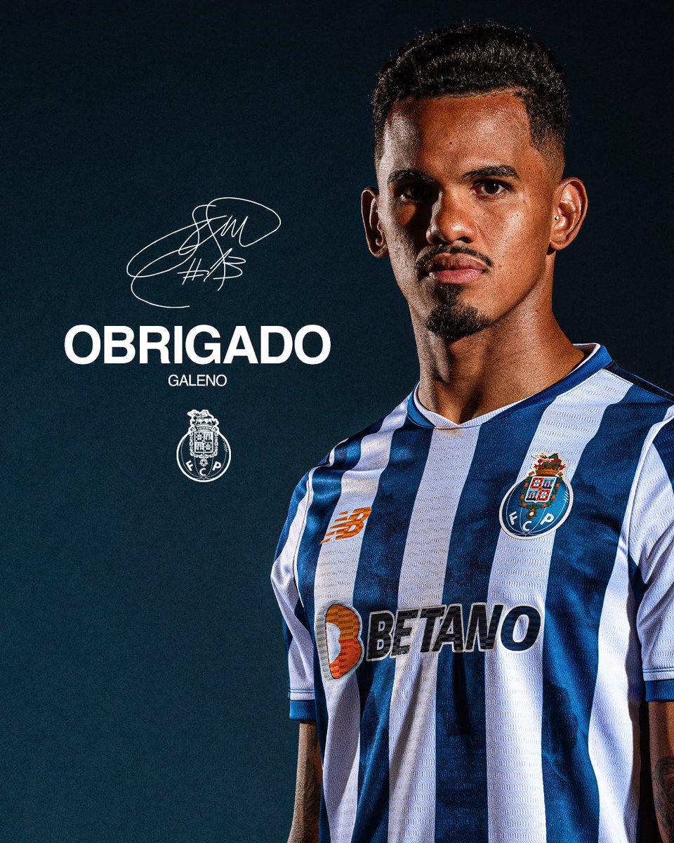 FCPorto's tweet photo. 153 jogos, 45 golos e muitas memórias em tons de azul 💙

Obrigado, Galeno 🙌

#ComoNósumdeNós https://t.co/6jprxNHZTK
