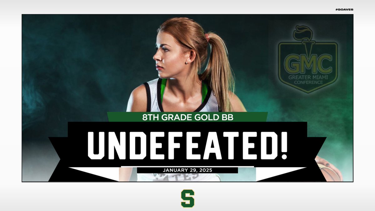 The Lady Aves 8th grade basketball team finished their regular season undefeated with the recent win against Ridge.  Leaders were Delilah with 20 and Marley with 9.  Up next, prepping hard for the GMC tournament next week!