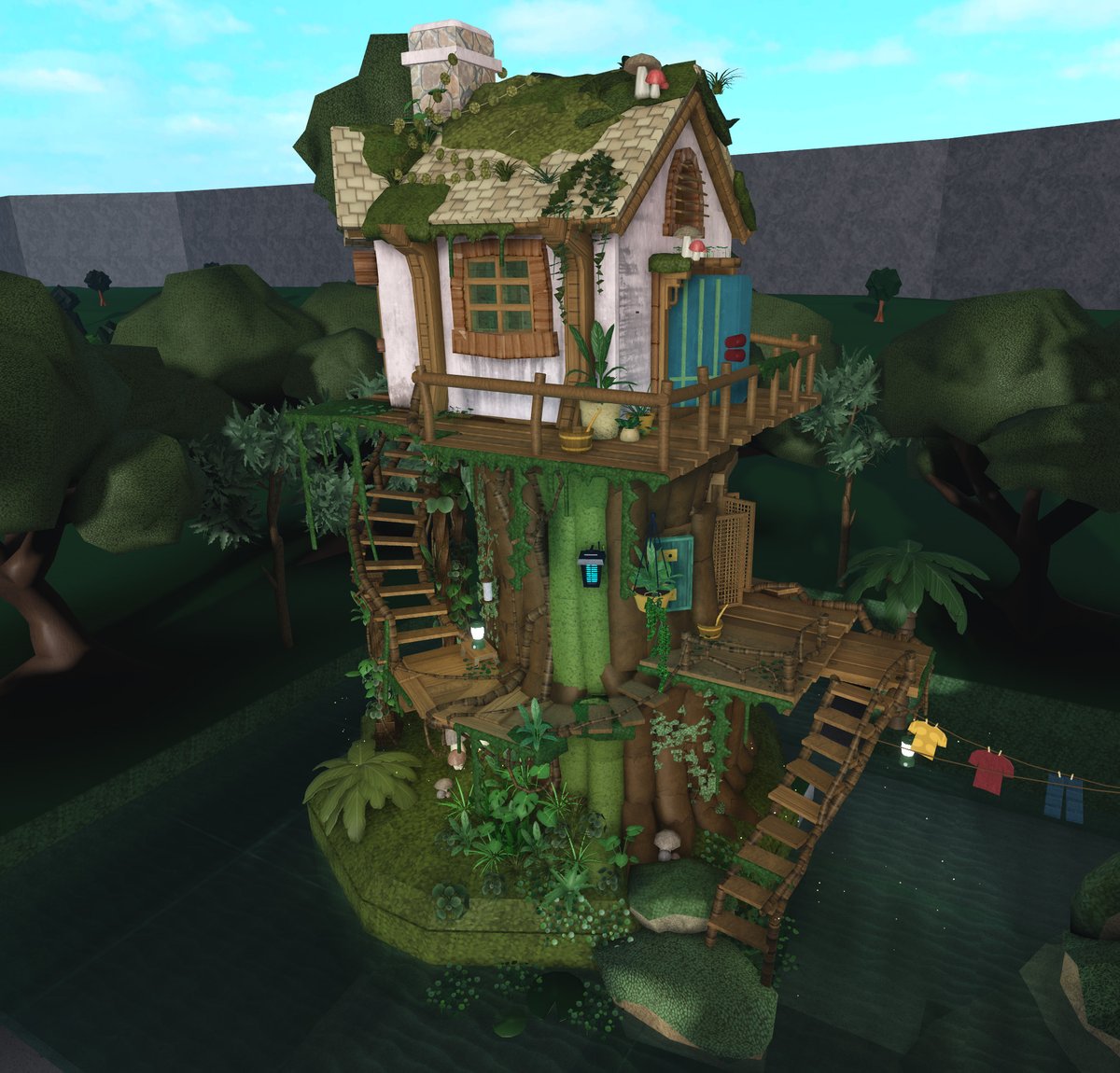 Hi! I'm posting to of the builds I have finished.
It's going to be an overgrown swamp community.. :))

#bloxburg #roblox
<a href="/heybloxburg/">Welcome to Bloxburg</a>